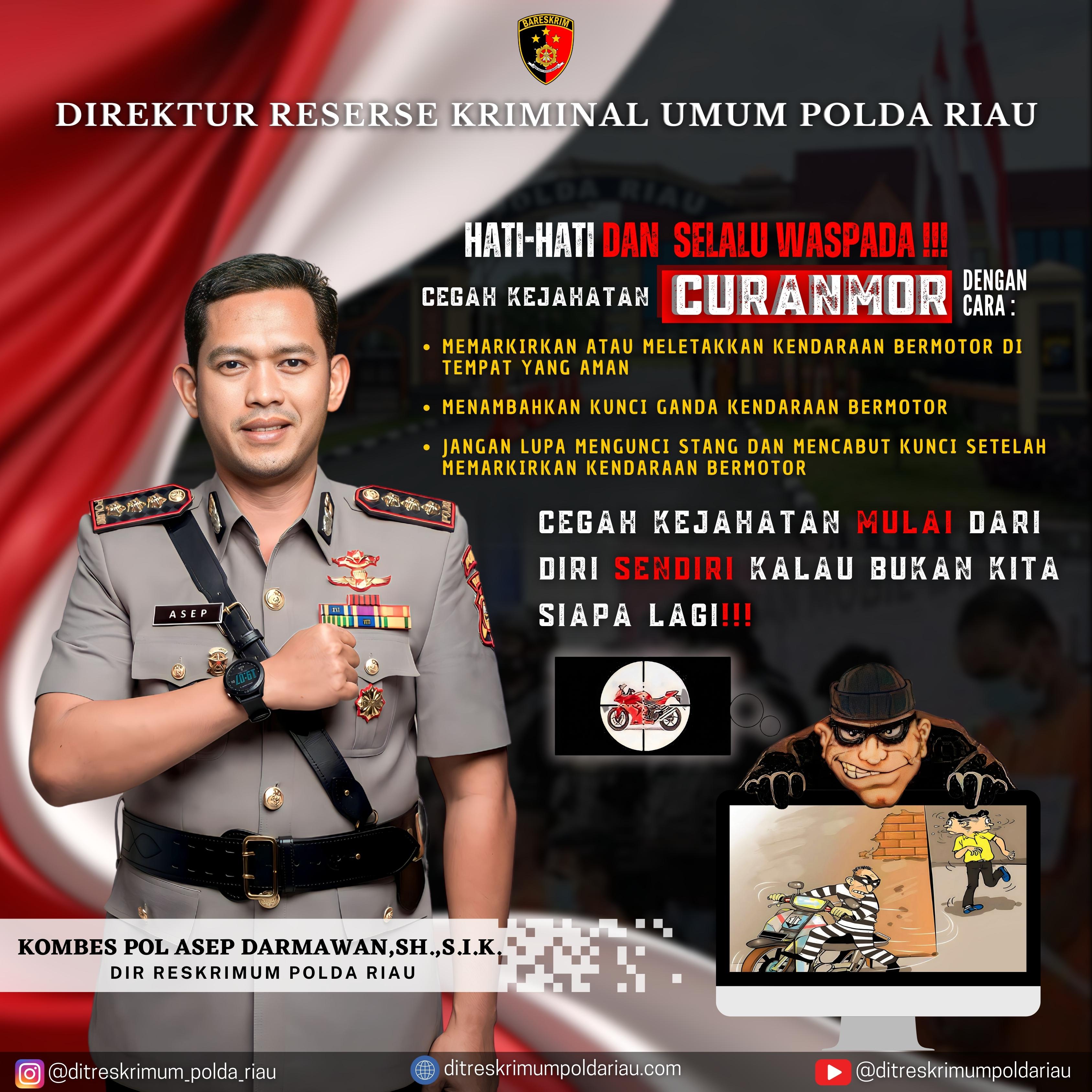 KEJAHATAN CURANMOR MAKIN MERAJALELA