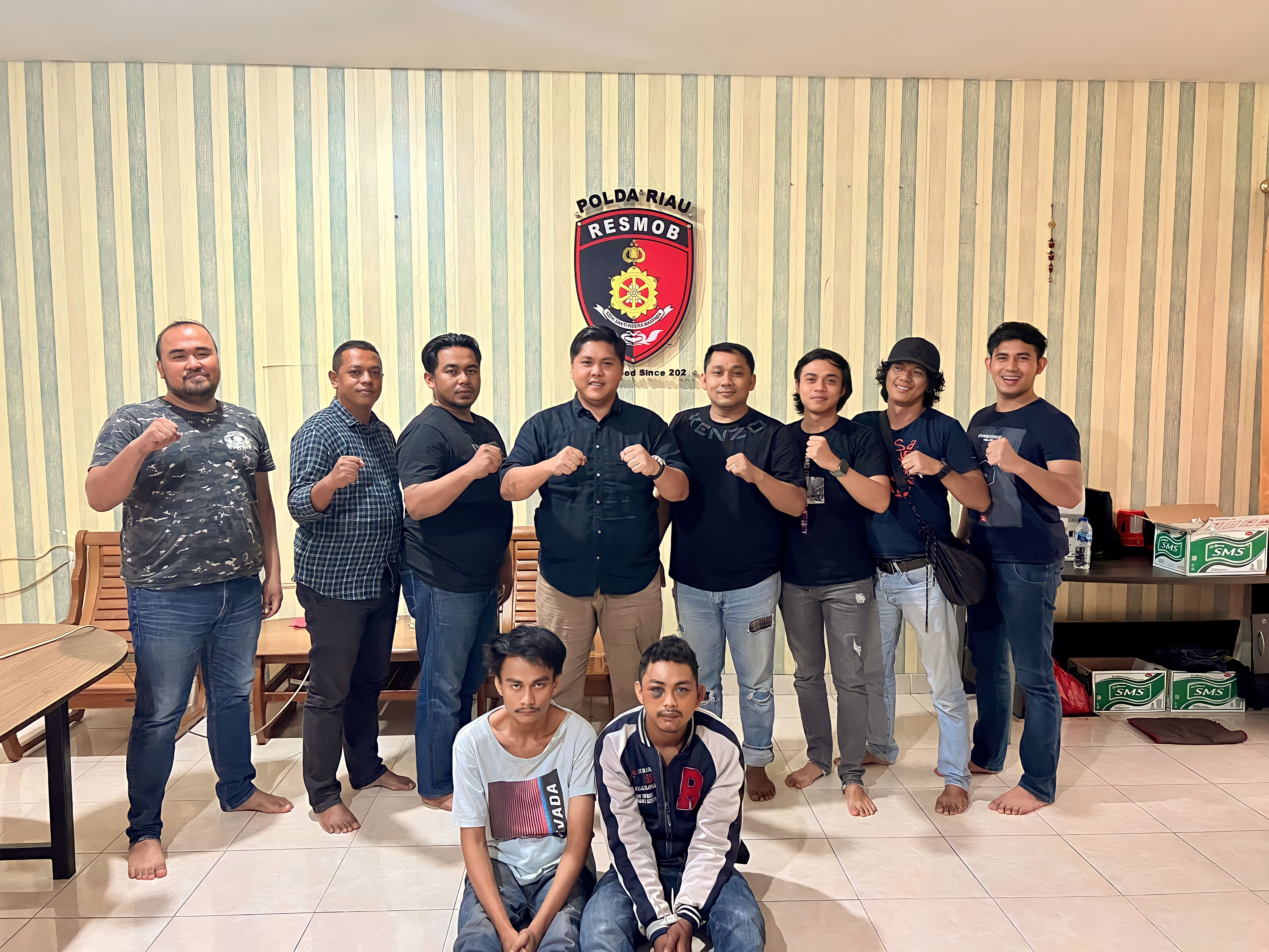 Tim Resmob Jatanras Polda Riau berhasil menangkap 2 (orang) Spesialis Pelaku Tindak Pidana