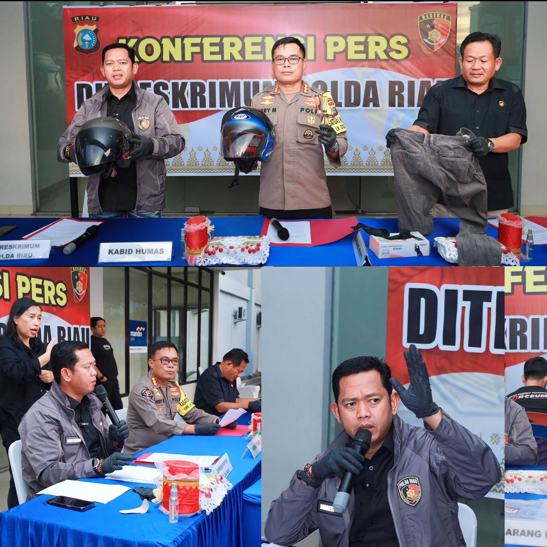 DITRESKRIMUM POLDA RIAU GELAR PRESS RELEASE TINDAK PIDANA (CURAT)