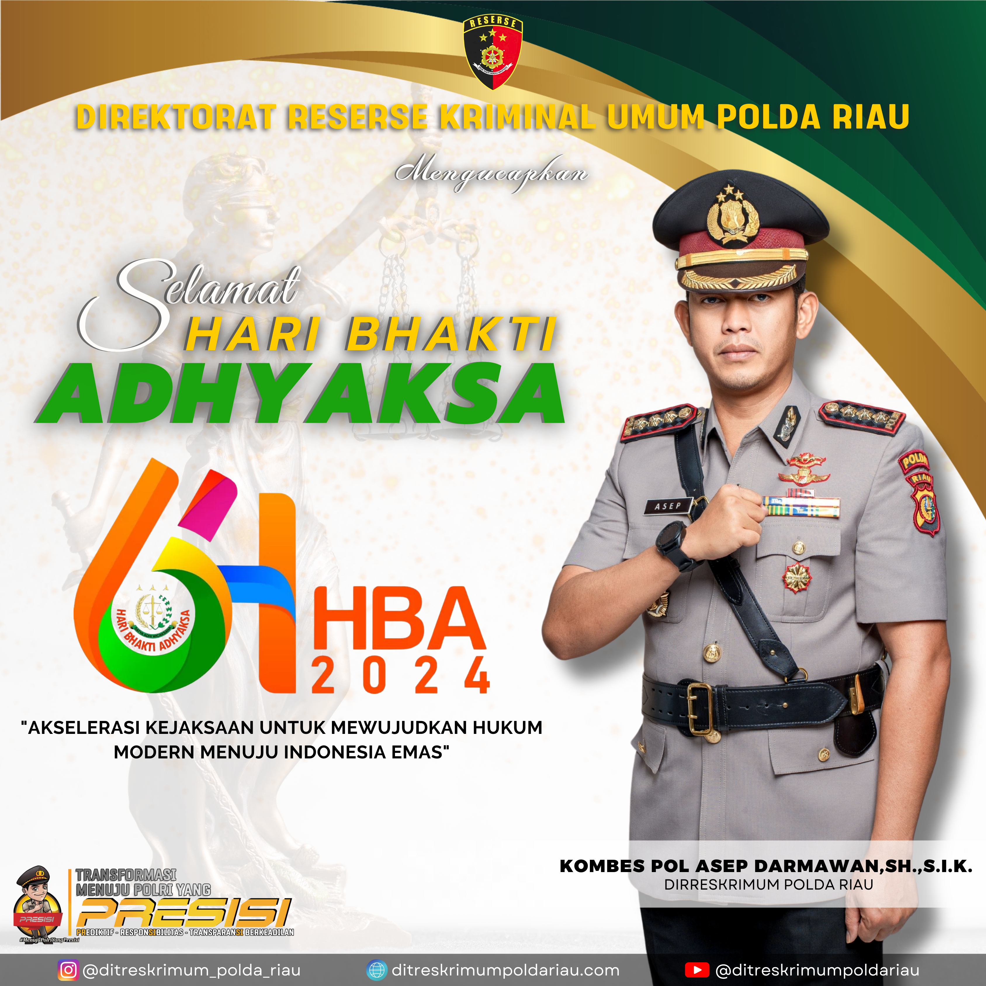 SELAMAT HARI BHAKTI ADHYAKSA